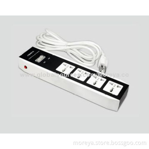 Power Strip of Universal Standard for AU, EU, UK, US Usage with Sure & Overload Protection